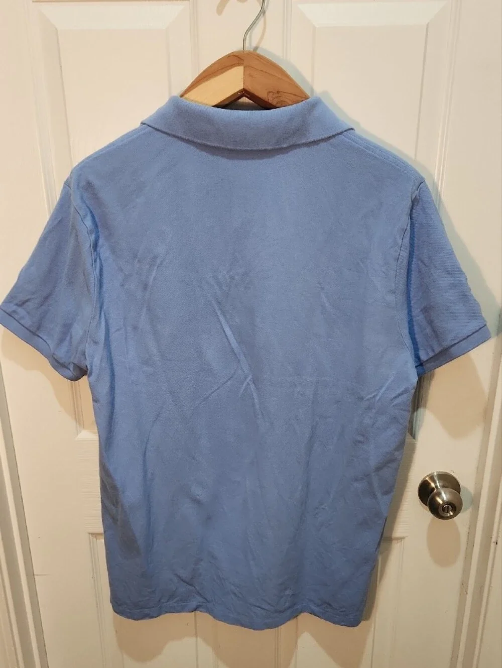 Ralph Lauren Men’s Blue Polo with Navy Large Pony & Sleeve Number 3